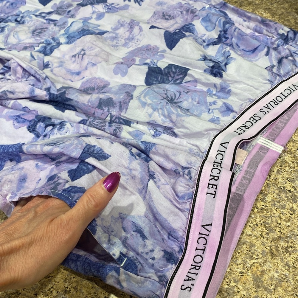 Victoria’s Secret Pajama Bottoms Pants Floral Lightweight Large - Picture 5 of 17